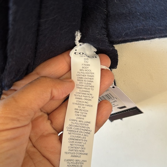 Coach oversized plaid wool scarf - Picture 4 of 8